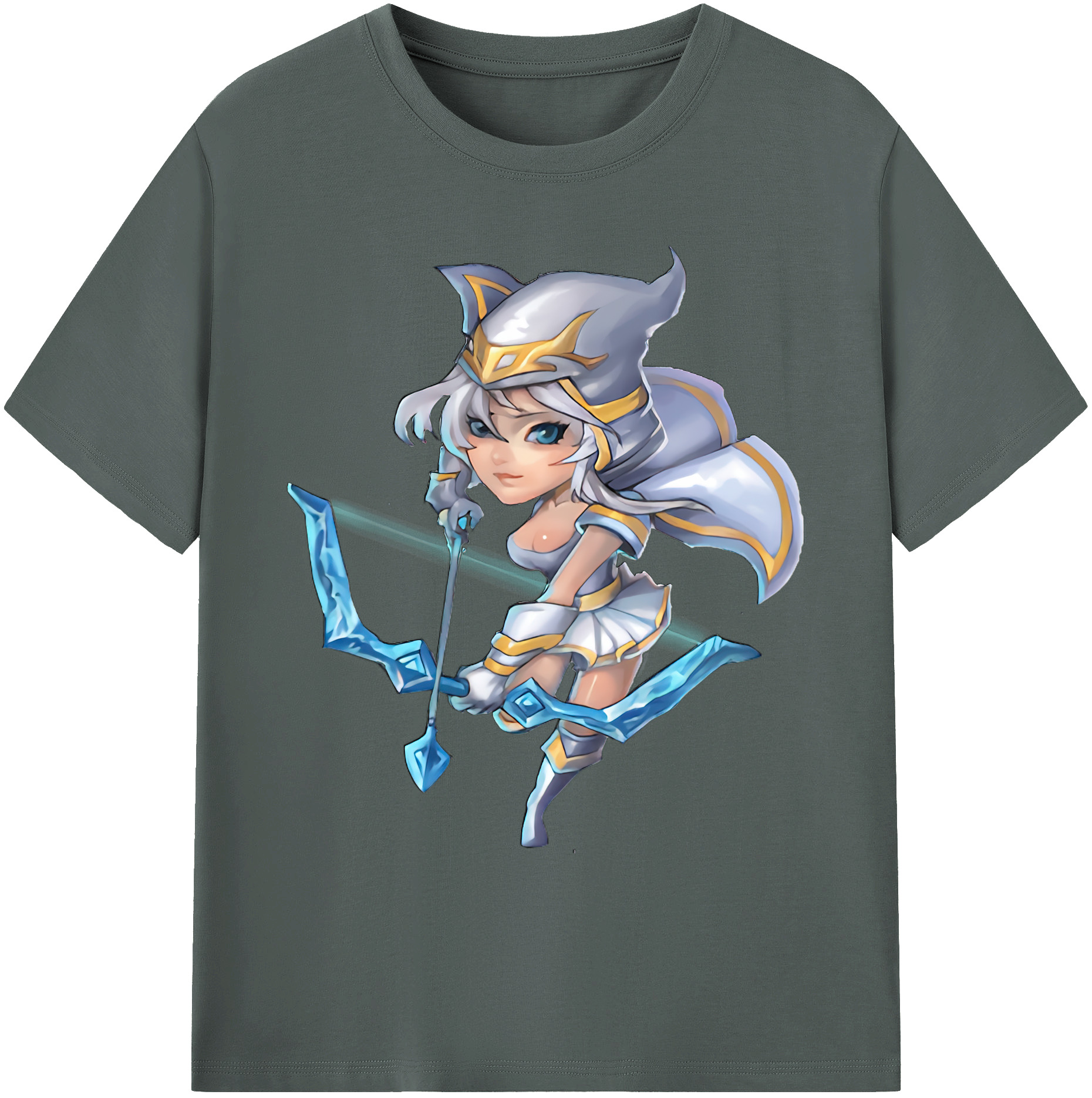 リーグ・オブ・レジェンド League of Legends LOL 綿100％ メンズ半袖Tシャツ｜肌触りやわらか＆通気性